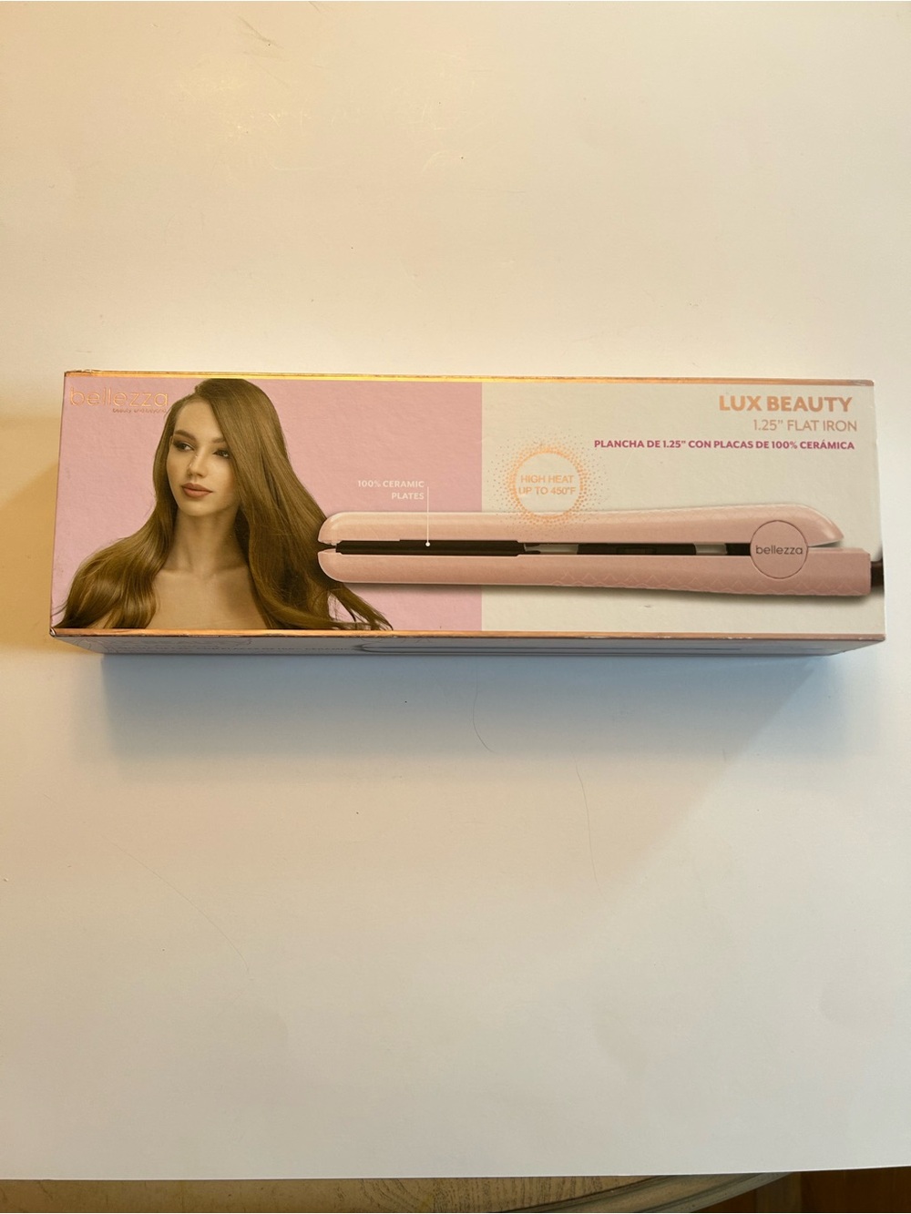 Bellezza Lux Beauty 1.25" Pink Flat Iron